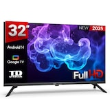 thumbnail of Smart TV 32 pulgadas Full HD Hey Google Official Assistant con control por voz. Televisor Android 14 - TD Systems M32K21FGLE