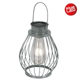 thumbnail of LED Deko-Solarleuchte h: 21,5cm silber