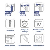 thumbnail of Pérgola de Madera Maciza Jerez (Maderland) - Gardeneas