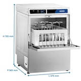 thumbnail of Lave Verre 40x40 Cm - Pompe de Vidange Intégrée