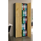 thumbnail of VCM Büroschrank Lona Anthrazit / Honig-Eiche