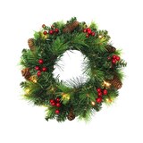 thumbnail of LED-Weihnachtskranz "NOEL" rot Für Aussen geeignet (Haustüre)