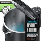 thumbnail of Arendo Wasserkocher, Edelstahl oder Glas, Temperaturanzeige & Warmhaltefunktion
