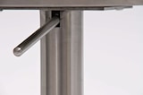 thumbnail of Barhocker CARIN - Kunstleder Grau 42x44x86 cm Silber | Barstuhl Höhenverstellbar Mit Lehne Drehbar Tresenhocker Tresenstuhl Kneipenhocker Kneipenstuhl
