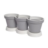 thumbnail of 20x Kräutertopf 3er Untersetzer Pflanzen Teller Blumenschale Gefäß Kübel Garten