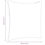 thumbnail of vidaXL Sofa Kussens 2 pcs Blauw 80 x 80 cm Katoen Stof