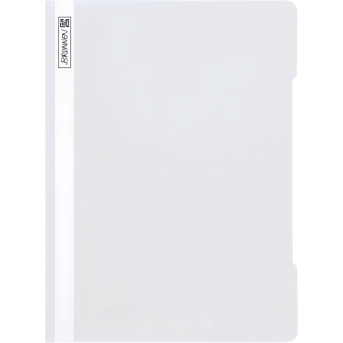 BRUNNEN Plastik Schnellhefter A4 PP weiss