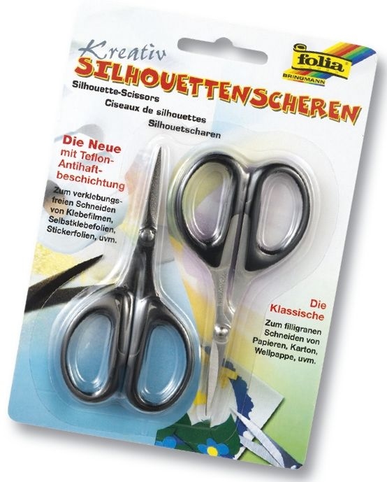 Folia 779 Silhouettenscheren - 10,5 cm, 2 Stück