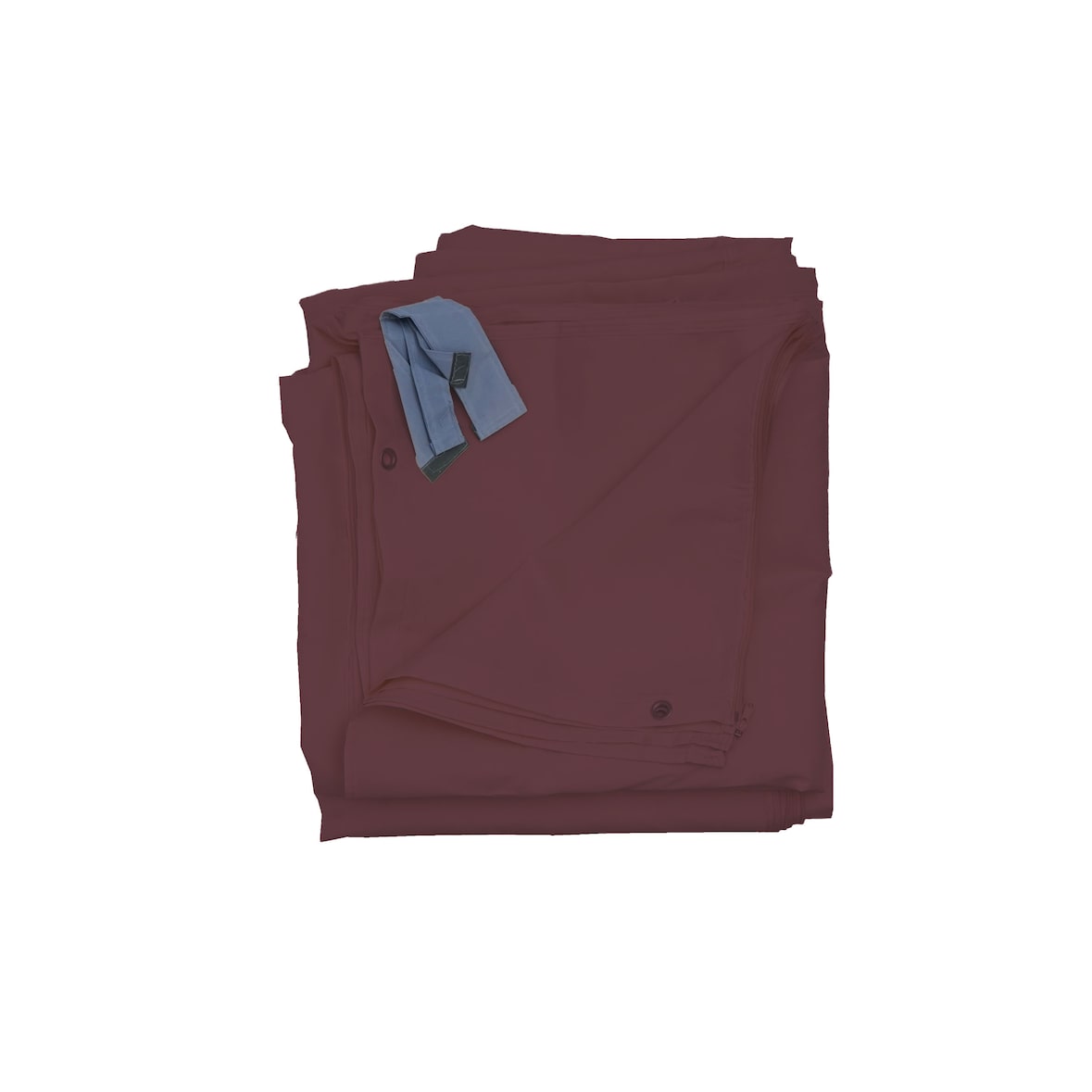 Conjunto de 4 painéis laterais para pérgola Cadiz, painel lateral de substituição pavilhão 4x4m, poliéster ~ vermelho-castanho