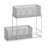 thumbnail of Zeller Etagenregal mit 2 Körben Aufbewahrungsregal Aufbewahrungskorb Regal