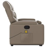 thumbnail of vidaXL Massagesessel mit Aufstehhilfe Cappuccino-Braun Kunstleder