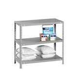 thumbnail of SimonRack Metallregal mit Schrauben 1000x800x400 mm, 3 Böden, 100 kg Biegepunkt, Grau - Comfort