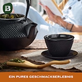 thumbnail of Bonvivre® Teetassen + Untersetzer aus emailliertem Gusseisen - 2er Set | Asiatische Teebecher mit Untertassen - Füllmenge je 100 ml