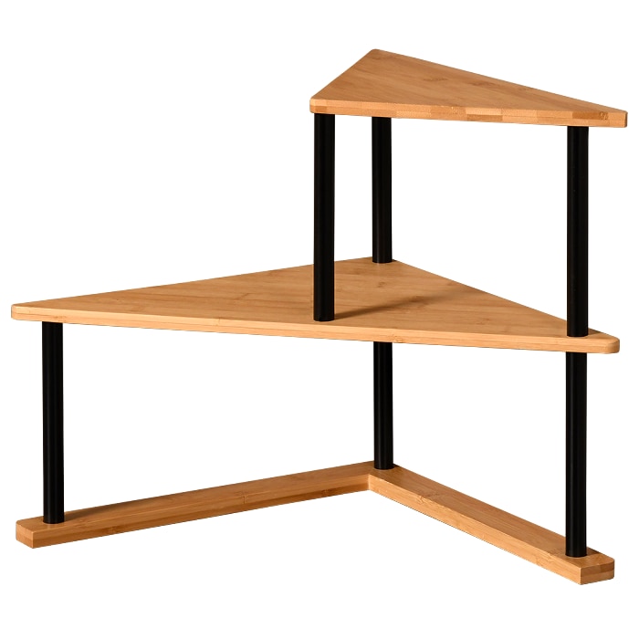 Küchen-Eckregal, Bambus, FSC 39x52x29.5cm