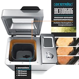 thumbnail of Arendo Brotbackautomat 550W, Brotbackmaschine, 25 Programme, glutenfreies Backen, Joghurtfunktion, 1 kg Kapazität, Direktantrieb