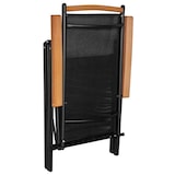 thumbnail of Helloshop26 - Juego de comedor para jardín exterior de 9 piezas de aluminio negro 02_0014063