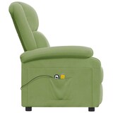 thumbnail of vidaXL Elektrischer Massagesessel Hellgrün Samt