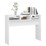 thumbnail of Table console blanc 105x30x80 cm bois d'ingénierie Modèle Jardin Nova Plus