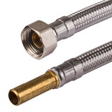 thumbnail of Edelstahl Trinkwasser Panzerschlauch QV10*R10 DN8  300mm