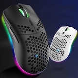 thumbnail of Souris Gaming Sans Fil RGB Légère Avec Batterie Longue Durée Noir YONIS