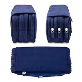 thumbnail of ColePack Milan - Estuche Triple de 3 Cremalleras y Material Escolar Incluido. Azul 1918