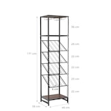 thumbnail of COSTWAY Scaffale per vino fino a 16 bottiglie, scaffale in metallo con 2 file di supporti per bottiglie e ripiani aperti, supporto per bottiglie