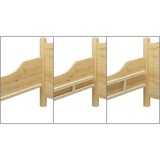 thumbnail of Seniorenbett extra hoch Rollrost Matratze 90x200 Massivholz Holzbett Gästebett 60.40-09FLM
