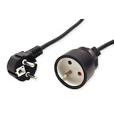 thumbnail of VALUE Schutzkontakt-Verlängerungskabel, 230VAC, UTE Version, schwarz, 3 m