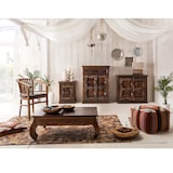 thumbnail of SIT Möbel Stuhlkissen | Bezug Kunstleder braun | ohne Bändern | B 57 x T 49 x H 5 cm | 05969-00 | Serie ZUBEHÖR