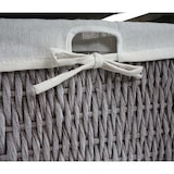 thumbnail of Décoshop26 - Badezimmermöbel-Set bestehend aus Waschtisch Wandspiegel und Aufbewahrungsschrank aus weiß gealtertem Holz 04_0006703