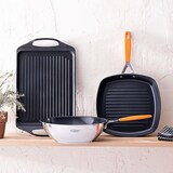 thumbnail of San Ignacio Compact - Juego de Sartén Asador 28x28cm y Wok Ø28cm en Aluminio Forjado Apto para Inducción