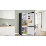 thumbnail of Bosch FullHouse Serie 4 KGN492XCF Freistehende Kühl-Gefrier-Kombination mit Gefrierbereich unten, 203 x 70 cm, Edelstahl schwarz