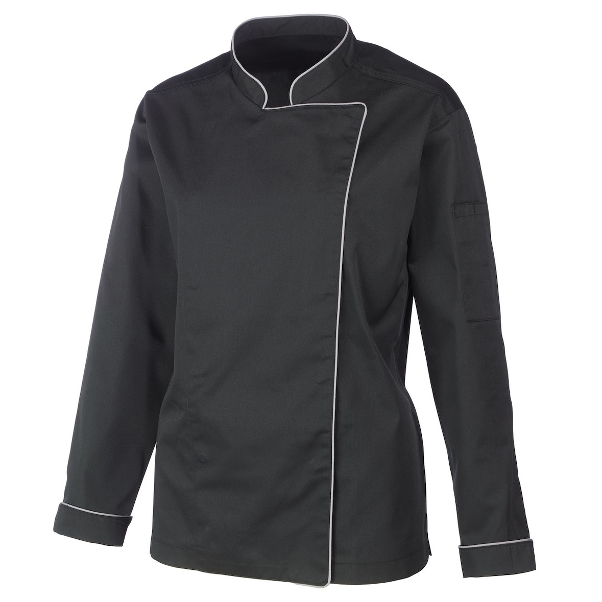 METRO PROFESSIONAL Veste de cuisine pour femmes, manches longues, taille S, noir