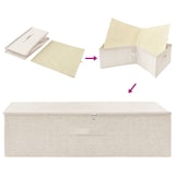 thumbnail of vidaXL Aufbewahrungsboxen 2 Stk. Stoff 70x40x18 cm Creme