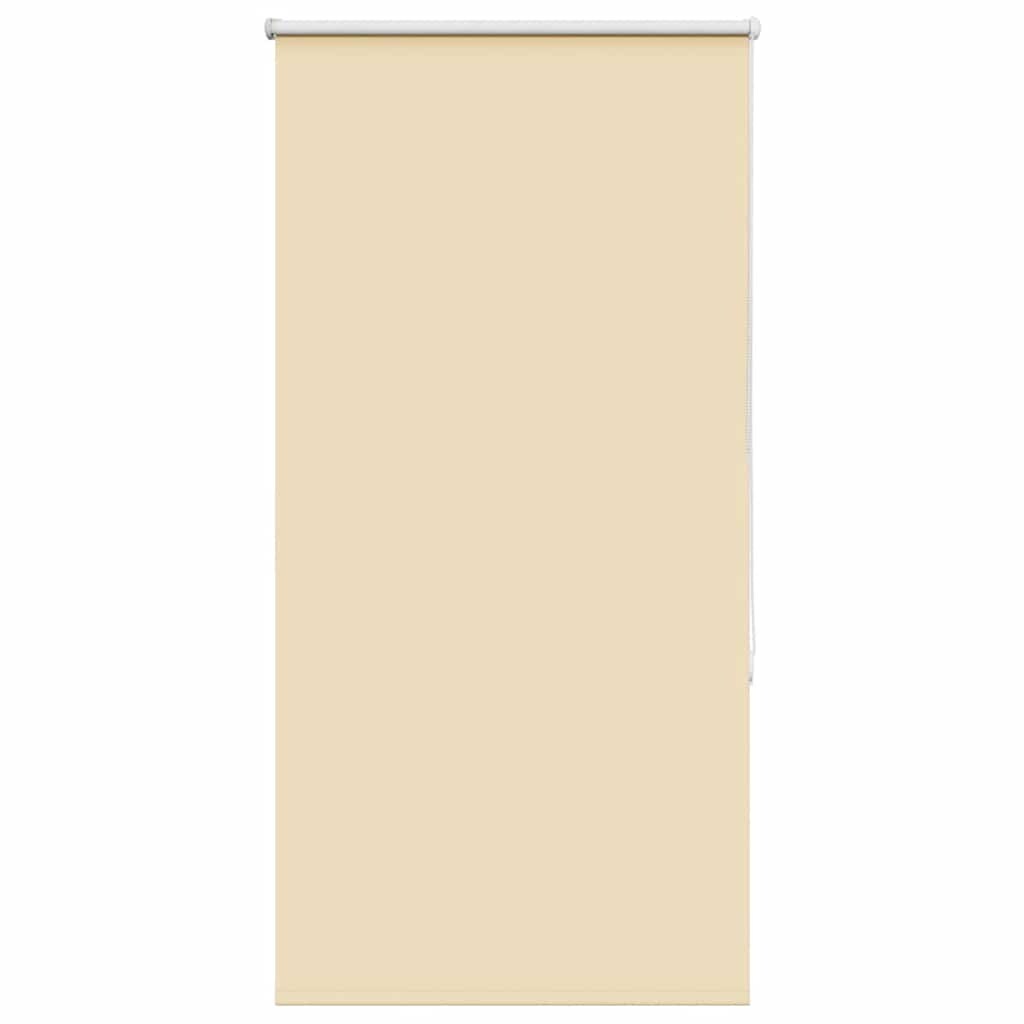 vidaXL Verdunkelungsrollo Beige 80x130cm Stoffbreite 75,7 cm Polyester