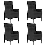 thumbnail of Helloshop26 - Conjunto de comedor exterior de 5 piezas en mimbre de resina negra y madera de acacia 02_0014331