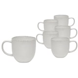 thumbnail of Van Well | URBAN Kaffeebecher 32 cl creme 6er Set  - Steinzeug stylisch, handlicher Kaffee -  Tee Becher