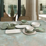 thumbnail of Bidasoa Ikonic Plateau Rectangulaire En Grès 28 X 14 Cm Vert