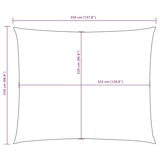 thumbnail of Voile de parasol tissu oxford rectangulaire 2,5x3,5 m crème Modèle Lounge Clair