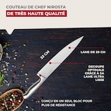 thumbnail of Nirosta Star 2-delige 33 cm roestvrijstalen koksmes set