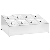 thumbnail of vidaXL Gastronormbakkenhouder met 8 GN 1/6 bakken roestvrij staal