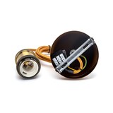 thumbnail of E27 Vintage Lampenfassung mit kabel Metall Nostalgie Retro inkl. LED Leuchtmittel Gold