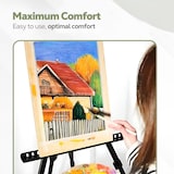 thumbnail of Dayshake Schildersezel - Verstelbaar & Inklapbaar - Ezel Incl. Opberghoes - Tafelezel / Veldezel voor Volwassenen en Kinderen - Zwart