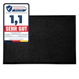 thumbnail of Schmutzfangmatte "Monochrom" - Teppich für Eingangsbereiche / 200 x 600 cm (Schwarz)