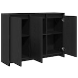 thumbnail of vidaXL Sideboard Schwarz Eiche 102x33x75 cm Holzwerkstoff
