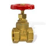 thumbnail of Messing Absperrschieber 1 1/2 Zoll DN40 Muffenschieber Heizungsschieber Schieber