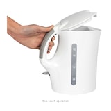 thumbnail of Bomann WK 5011 CB Jarro Elétrico 1.7L Sem fios, Chaleira Eléctrica, Desligamento Automático, Resistência do Aço Inoxidável, Base 360, Branco, 2200W