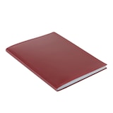 thumbnail of Pasta com 10 capas soldadas, tamanho folio, cor granada