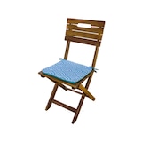 thumbnail of Lot de 4 Galettes de Chaise 35x35x3 cm motif Éventails Verts
