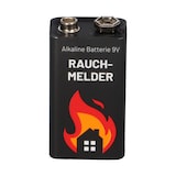 thumbnail of 8x 9V-Block Rauchmelder Batterie für Rauchwarnmelder Messgeräte Spielzeuge